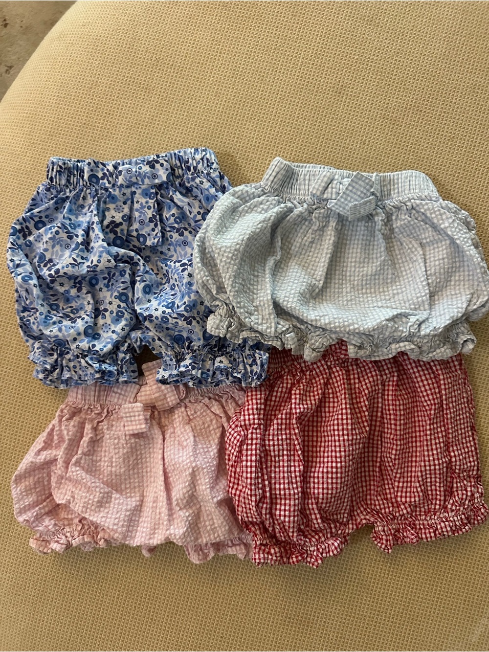 Little English Bloomers Set - Blue, Light Blue, Pink, Red